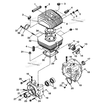 CRANKCASE & CYLINDER TRAIL BLAZER