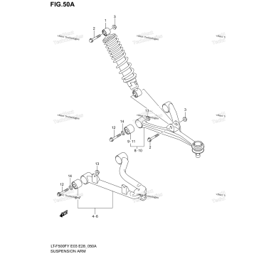 SUSPENSION ARM (MODEL Y/K1/K2)