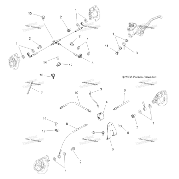 BRAKES, BRAKE LINES
