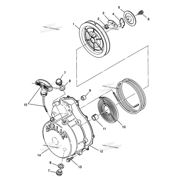 RECOIL STARTER MAGNUM 2X4