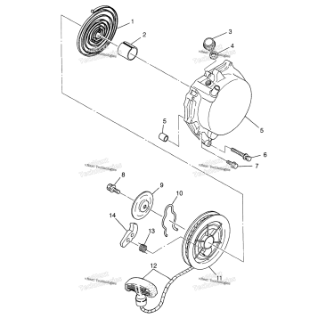 RECOIL STARTER SPORTSMAN 400L
