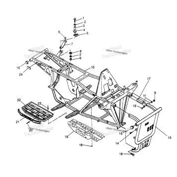 FRAME ASSEMBLY SPORT 400L