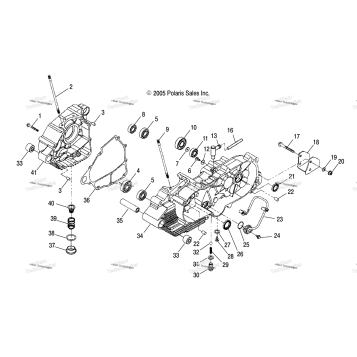 ENGINE, CRANKCASE
