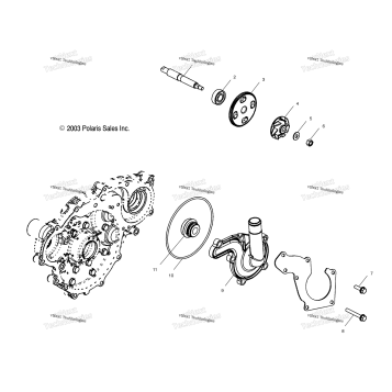 WATER PUMP A04CH68AC/AF/AH/AJ