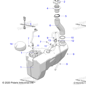 BODY, FUEL TANK