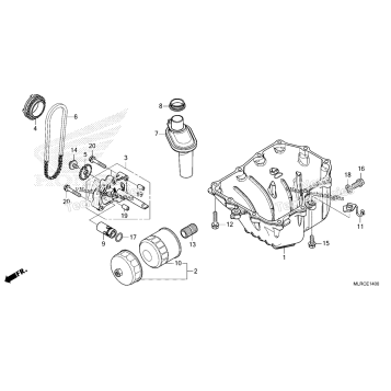 OIL PAN@OIL PUMP
