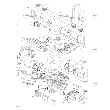 ENGINE SUPPORT AND MUFFLER