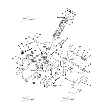 SWING ARM WELDMENT 250 6X6 / (4922842284039A)