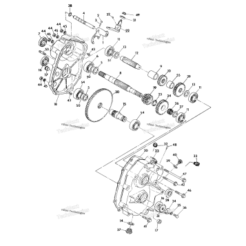 GEARCASE ASSEMBLY TRAIL BOSS