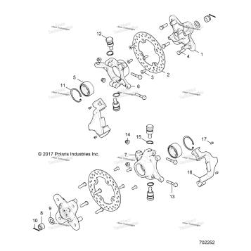 SUSPENSION, FRONT HUB