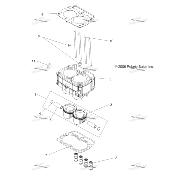 ENGINE, PISTON & CYLINDER