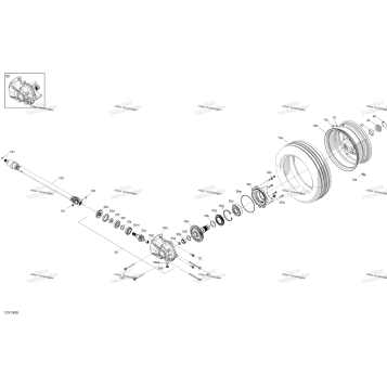 DRIVE SYSTEM, REAR DRIVE SHAFT & FINAL DRIVE + WHEEL + TIRE