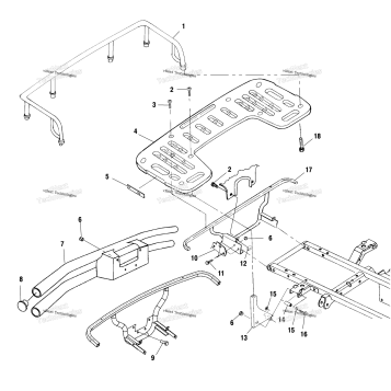 REAR RACK MOUNTING A01CH50AA