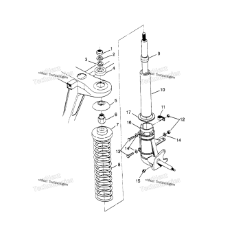 STRUT ASSEMBLY TRAIL BOSS
