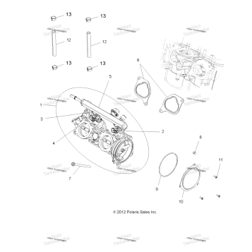 ENGINE, THROTTLE BODY