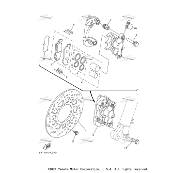 FRONT BRAKE CALIPER