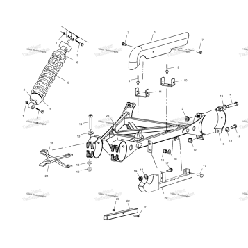 SWING ARM WELDMENT A02CL50AA/DA (4967986798C02)