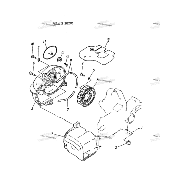 FAN, AIR SHROUD 166A-03