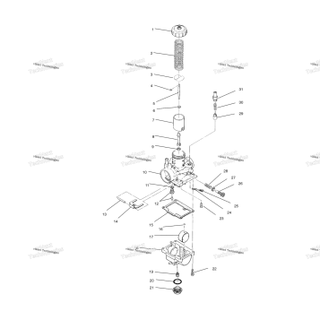 CARBURETOR W968540 (4935863586D005)