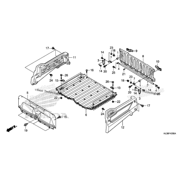 BED PLATE@REAR GATE (1)