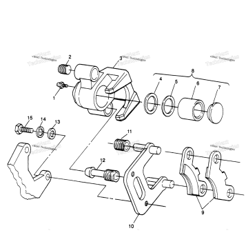 FRONT BRAKE MAGNUM 2X4
