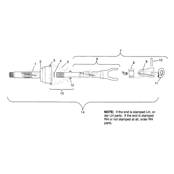CV JOINT BTB PARTS SCRAMBLER