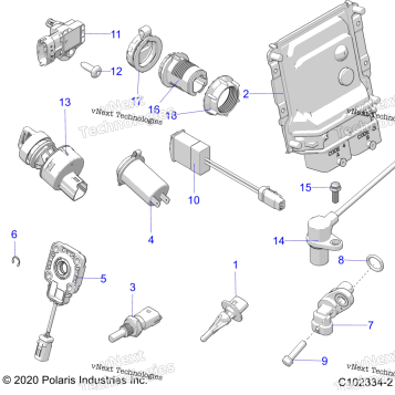 ELECTRICAL, SWITCHES, SENSORS, ECU & CONTROL MODULES