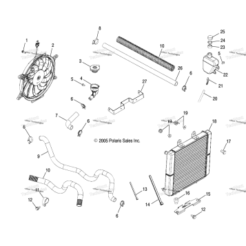 COOLING SYSTEM A06MH46 ALL OPTIONS