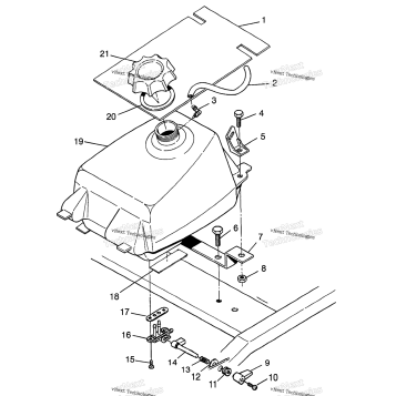FUEL TANK BIG BOSS 6X6 400L