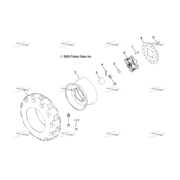 WHEEL, FRONT A07MH76AQ/AX/AY/AZ/MN76AT