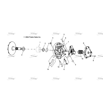 DRIVE CLUTCH A05MH76AC/AT/AU/AW