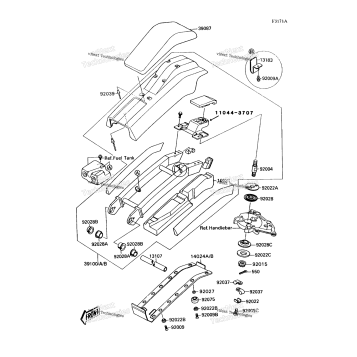 HANDLE POLE (JS300-A2/A3/A4)