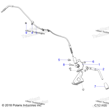 BRAKES, PARKING BRAKE HANDLE