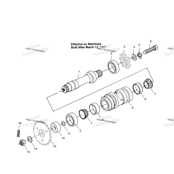 CENTER TIGHTENER SCRAMBLER 400L (4939893989B13A)