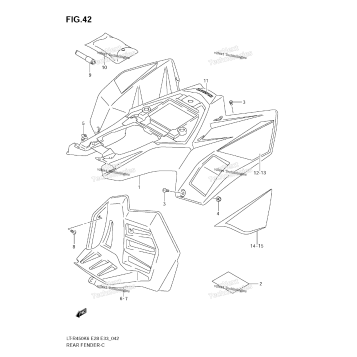 REAR FENDER (MODEL K6/K7)
