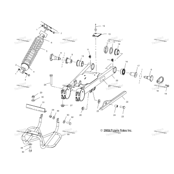SWING ARM/SHOCK MOUNTING
