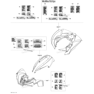 FENDER AND CENTRAL PANEL KIT