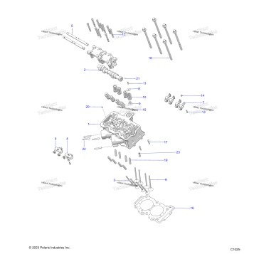 ENGINE, CYLINDER HEAD, CAM & VALVES