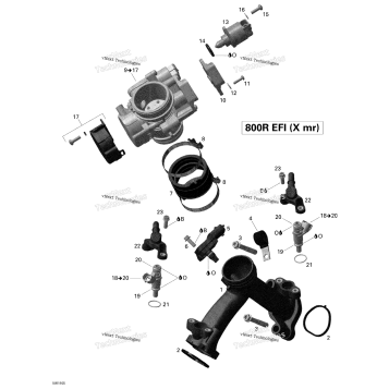 AIR INTAKE MANIFOLD AND THROTTLE BODY
