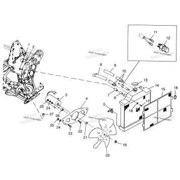 COOLING SYSTEM SCRAMBLER 400L