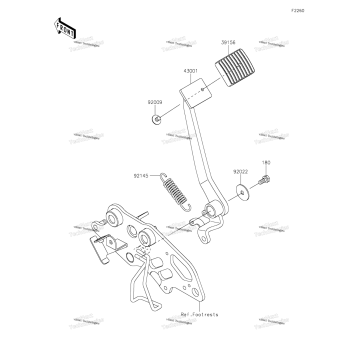 BRAKE PEDAL/TORQUE LINK
