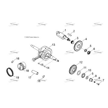 ENGINE, CRANKSHAFT & PISTON