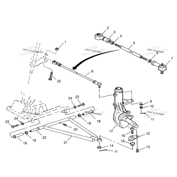 AARM/STRUT MOUNTING XPRESS 300 & XPRESS 400 W969540