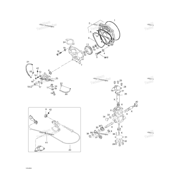 OIL INJECTION SYSTEM, OIL PUMP, ROTARY VALVE
