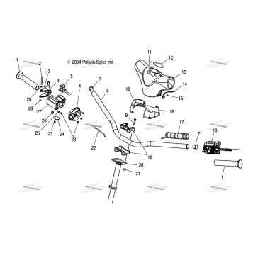 HANDLEBAR /7CSA/NP7CS/7CSA/7CSB/NE8CS/8CSA/NP8CS/8CSA/8CSB