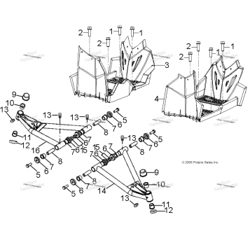 CHASSIS, AARM & FOOTREST