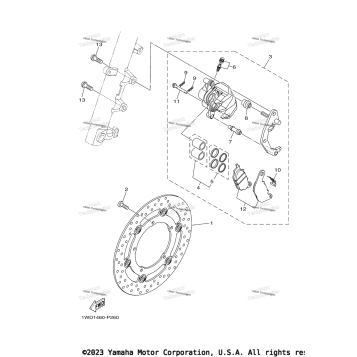 FRONT BRAKE CALIPER