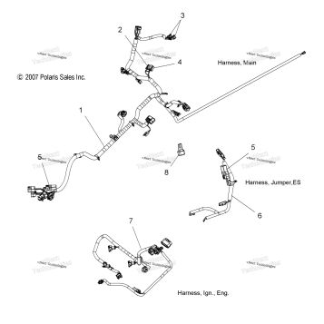 ELECTRICAL, WIRE HARNESS ALL OPTIONS