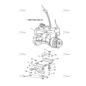 ENGINE MOUNTING