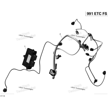 ENGINE HARNESS AND ELECTRONIC MODULE